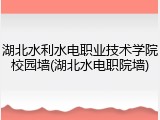 湖北水利水电职业技术学院校园墙(湖北水电职院墙)