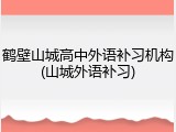 鹤壁山城高中外语补习机构(山城外语补习)