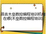 昌吉木垒数控编程培训机构在哪(木垒数控编程培训)