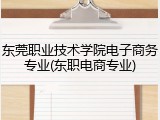 东莞职业技术学院电子商务专业(东职电商专业)