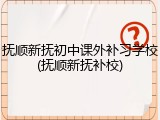 抚顺新抚初中课外补习学校(抚顺新抚补校)