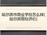哈尔滨市商业学校怎么样(哈尔滨商校评价)