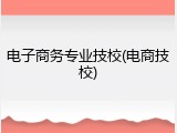 电子商务专业技校(电商技校)