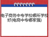 电子商务中专学校哪所学校好(电商中专哪家强)