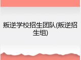 叛逆学校招生团队(叛逆招生组)