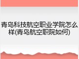 青岛科技航空职业学院怎么样(青岛航空职院如何)