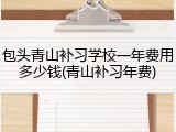 包头青山补习学校一年费用多少钱(青山补习年费)