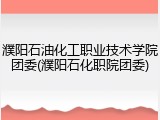 濮阳石油化工职业技术学院团委(濮阳石化职院团委)