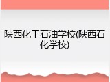 陕西化工石油学校(陕西石化学校)