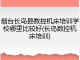 烟台长岛县数控机床培训学校哪里比较好(长岛数控机床培训)