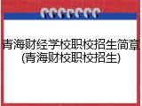 青海财经学校职校招生简章(青海财校职校招生)