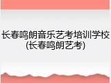 长春鸣朗音乐艺考培训学校(长春鸣朗艺考)