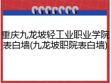 重庆九龙坡轻工业职业学院表白墙(九龙坡职院表白墙)