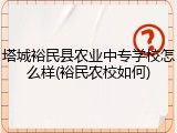塔城裕民县农业中专学校怎么样(裕民农校如何)