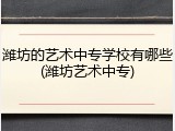 潍坊的艺术中专学校有哪些(潍坊艺术中专)