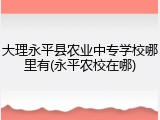 大理永平县农业中专学校哪里有(永平农校在哪)