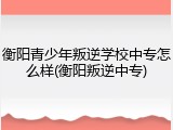 衡阳青少年叛逆学校中专怎么样(衡阳叛逆中专)