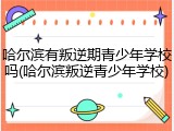 哈尔滨有叛逆期青少年学校吗(哈尔滨叛逆青少年学校)