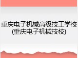 重庆电子机械高级技工学校(重庆电子机械技校)