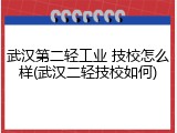 武汉第二轻工业 技校怎么样(武汉二轻技校如何)