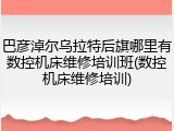 巴彦淖尔乌拉特后旗哪里有数控机床维修培训班(数控机床维修培训)