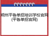 朔州平鲁单招培训学校官网(平鲁单招官网)