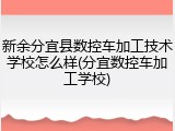 新余分宜县数控车加工技术学校怎么样(分宜数控车加工学校)