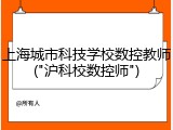 上海城市科技学校数控教师("沪科校数控师")