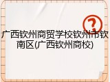 广西钦州商贸学校钦州市钦南区(广西钦州商校)