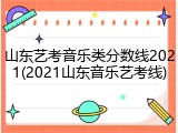 山东艺考音乐类分数线2021(2021山东音乐艺考线)