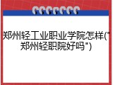 郑州轻工业职业学院怎样("郑州轻职院好吗")
