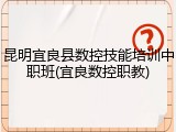 昆明宜良县数控技能培训中职班(宜良数控职教)
