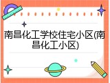 南昌化工学校住宅小区(南昌化工小区)