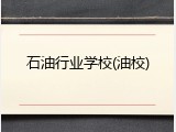 石油行业学校(油校)