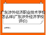 广东涉外经济职业技术学校怎么样(广东涉外经济学校评价)