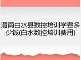 渭南白水县数控培训学费多少钱(白水数控培训费用)