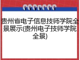 贵州省电子信息技师学院全景展示(贵州电子技师学院全景)