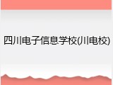 四川电子信息学校(川电校)