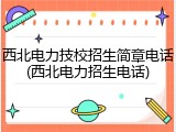 西北电力技校招生简章电话(西北电力招生电话)