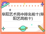 阜阳艺术高中排名前十(阜阳艺高前十)
