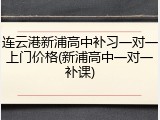 连云港新浦高中补习一对一上门价格(新浦高中一对一补课)