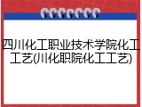 四川化工职业技术学院化工工艺(川化职院化工工艺)