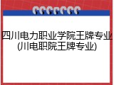 四川电力职业学院王牌专业(川电职院王牌专业)