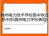 锦州电力技术学校是中专还是中技(锦州电力学校类别)