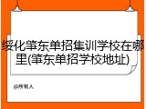 绥化肇东单招集训学校在哪里(肇东单招学校地址)