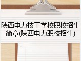 陕西电力技工学校职校招生简章(陕西电力职校招生)