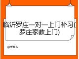 临沂罗庄一对一上门补习(罗庄家教上门)