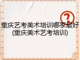 重庆艺考美术培训哪家最好(重庆美术艺考培训)