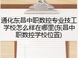 通化东昌中职数控专业技工学校怎么样在哪里(东昌中职数控学校位置)