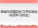 塔城乌苏精品补习学校地址(乌苏补习校址)